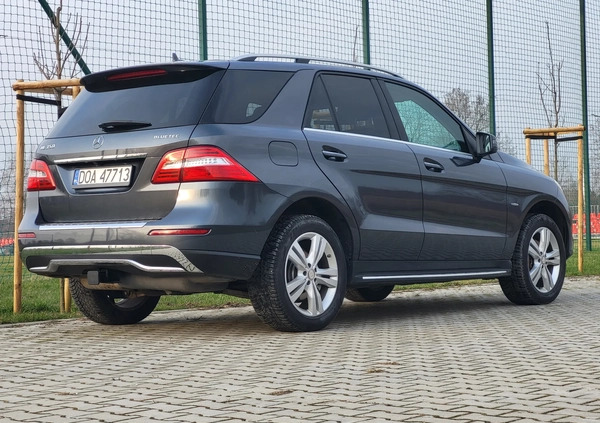 Mercedes-Benz ML cena 93500 przebieg: 53800, rok produkcji 2012 z Blachownia małe 407